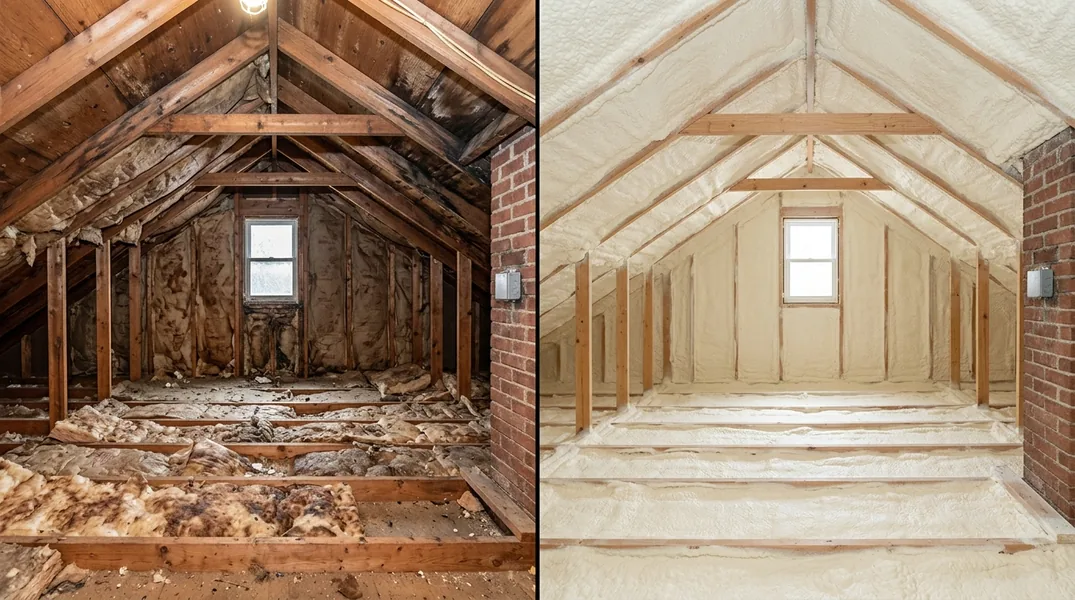 Result spray foam insulation in Wausau - Wausau Spray Foam Insulation