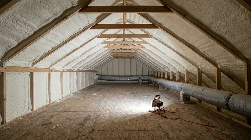 Attic Spray Foam Insulation Wausau
